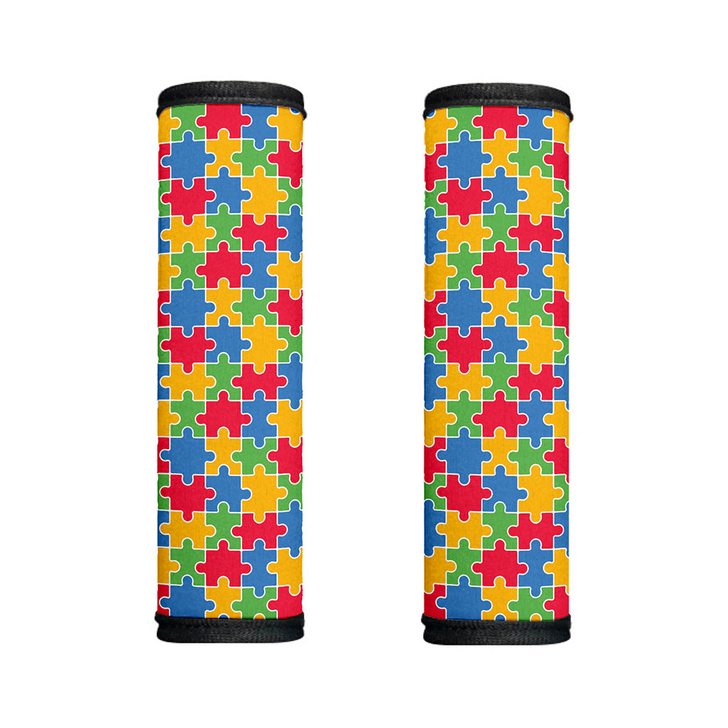 Autism Awareness Jigsaw Pattern Print Handle Covers