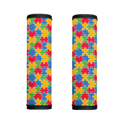Autism Awareness Jigsaw Pattern Print Handle Covers