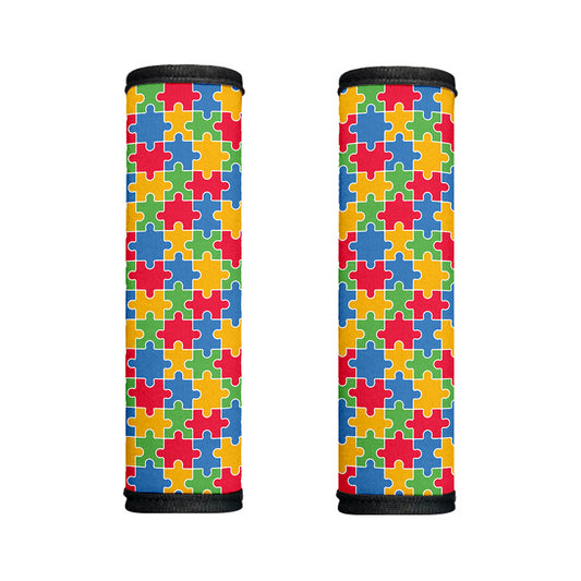 Autism Awareness Jigsaw Pattern Print Handle Covers