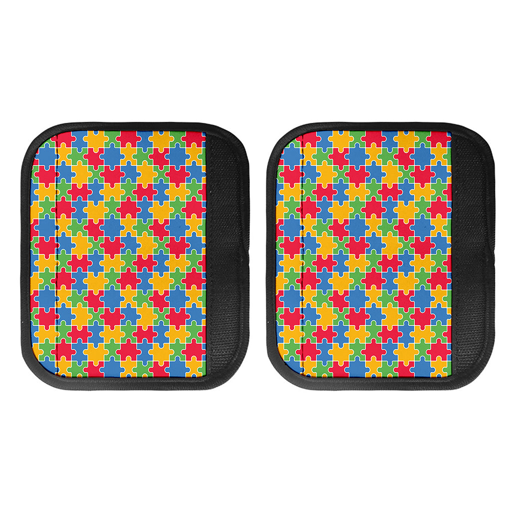 Autism Awareness Jigsaw Pattern Print Handle Covers