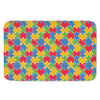 Autism Awareness Jigsaw Pattern Print Indoor Door Mat