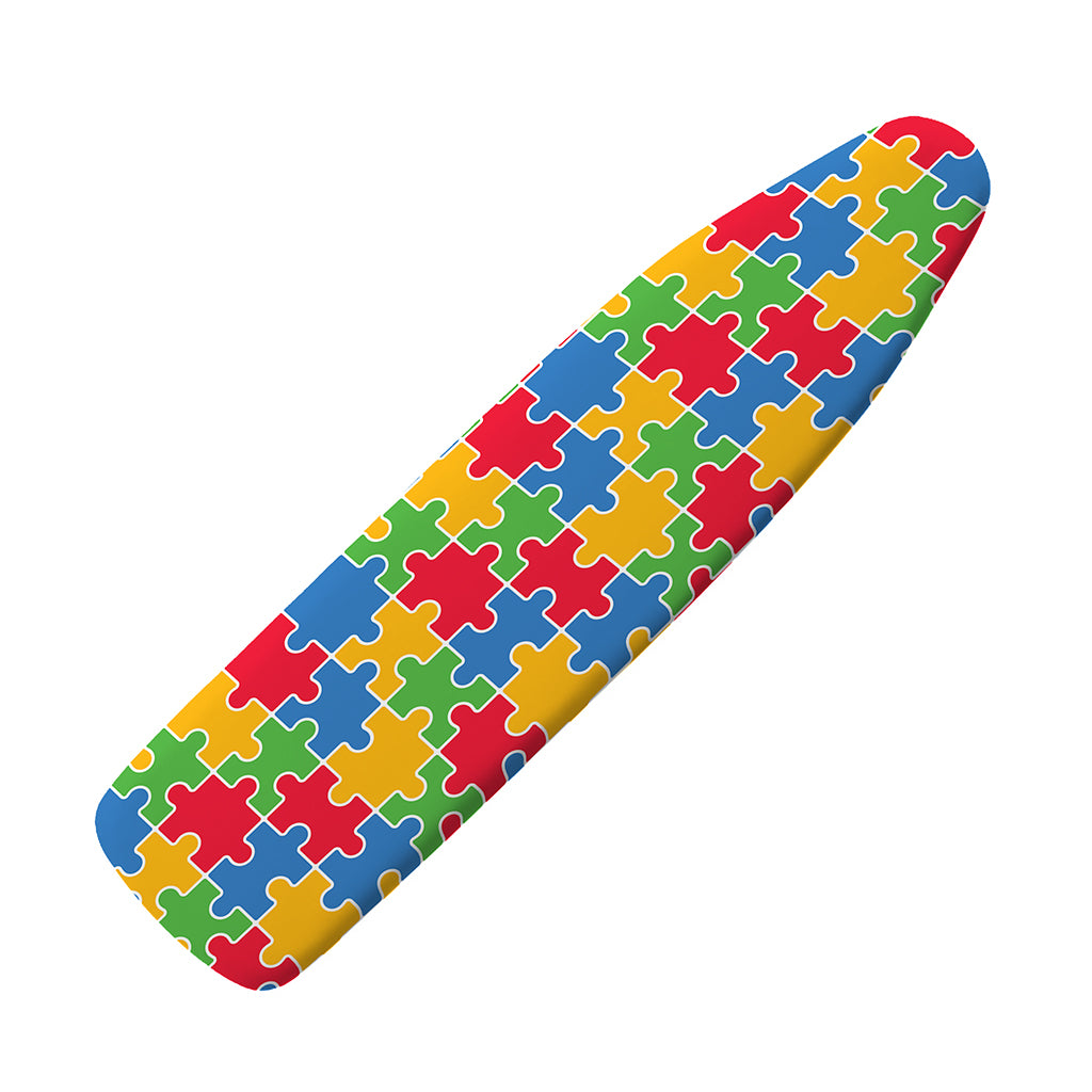 Autism Awareness Jigsaw Pattern Print Ironing Board Cover