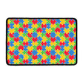 Autism Awareness Jigsaw Pattern Print Kitchen Mat