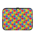 Autism Awareness Jigsaw Pattern Print Laptop Sleeve