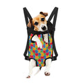 Autism Awareness Jigsaw Pattern Print Pet Carrier Backpack