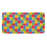 Autism Awareness Jigsaw Pattern Print Towel