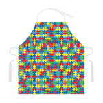 Autism Awareness Jigsaw Print Adjustable Apron
