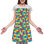 Autism Awareness Jigsaw Print Adjustable Apron