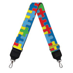 Autism Awareness Jigsaw Print Bag Strap