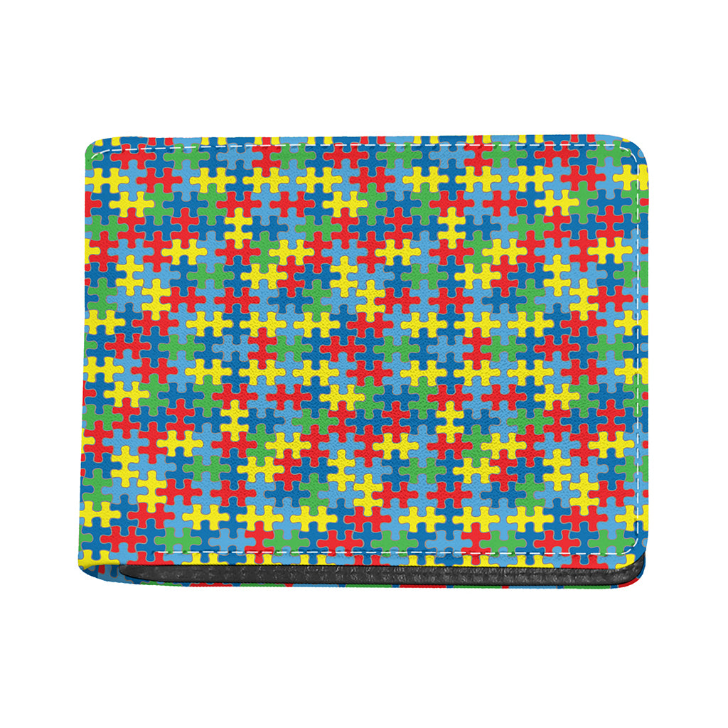Autism Awareness Jigsaw Print Bifold Wallet
