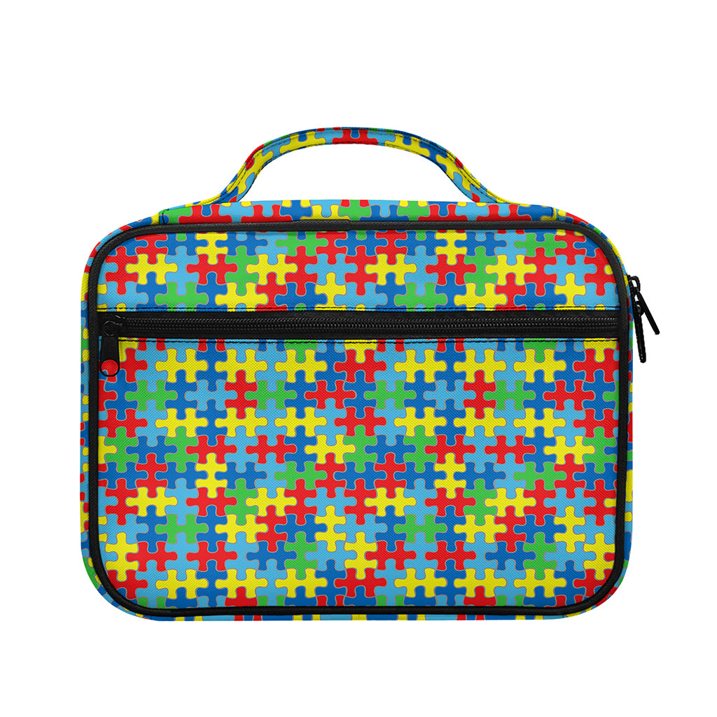 Autism Awareness Jigsaw Print Briefcase Bible Bag