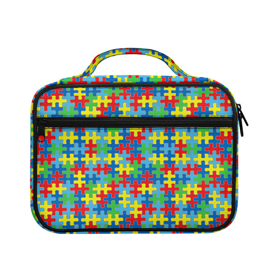 Autism Awareness Jigsaw Print Briefcase Bible Bag