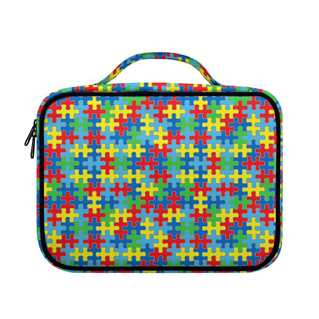 Autism Awareness Jigsaw Print Briefcase Bible Bag