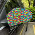 Autism Awareness Jigsaw Print Car Side Mirror Covers