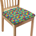 Autism Awareness Jigsaw Print Chair Cushion Cover
