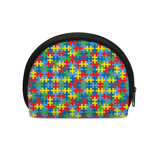 Autism Awareness Jigsaw Print Coin Purse