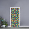 Autism Awareness Jigsaw Print Door Sticker