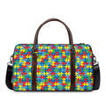 Autism Awareness Jigsaw Print Duffel Bag