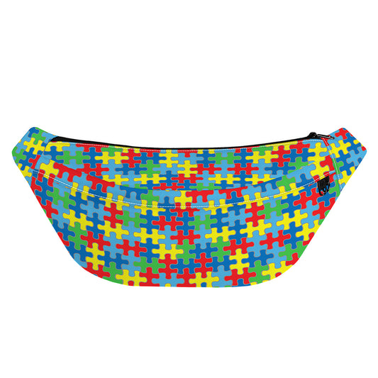 Autism Awareness Jigsaw Print Fanny Pack