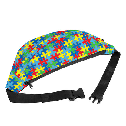 Autism Awareness Jigsaw Print Fanny Pack