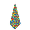 Autism Awareness Jigsaw Print Hand Towel