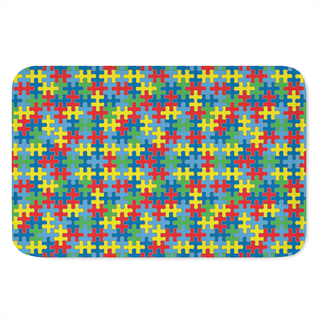 Autism Awareness Jigsaw Print Indoor Door Mat