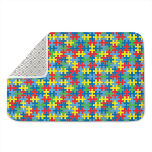 Autism Awareness Jigsaw Print Indoor Door Mat