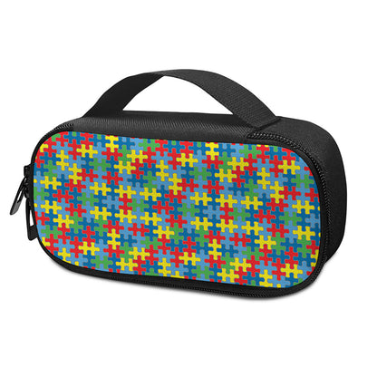 Autism Awareness Jigsaw Print Insulin Cooler Travel Case