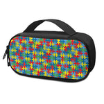 Autism Awareness Jigsaw Print Insulin Cooler Travel Case