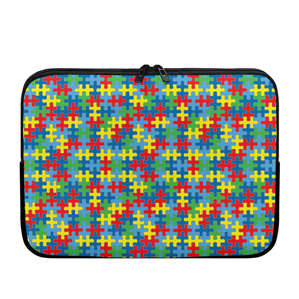Autism Awareness Jigsaw Print Laptop Sleeve