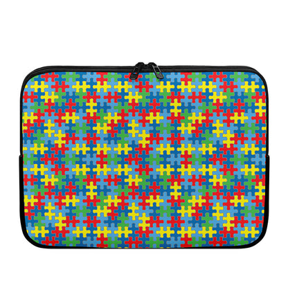 Autism Awareness Jigsaw Print Laptop Sleeve