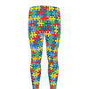 Autism Awareness Jigsaw Print Men's leggings