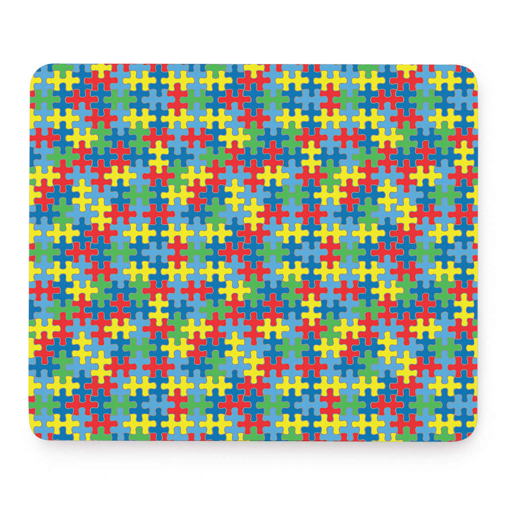 Autism Awareness Jigsaw Print Mouse Pad