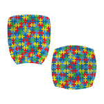 Autism Awareness Jigsaw Print Office Chair Cover