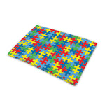 Autism Awareness Jigsaw Print Pet Cooling Mat Cover