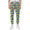 Autism Awareness Jigsaw Print Scuba Joggers