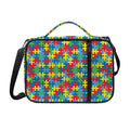 Autism Awareness Jigsaw Print Shoulder Strap Bible Bag