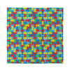 Autism Awareness Jigsaw Print Silk Bandana