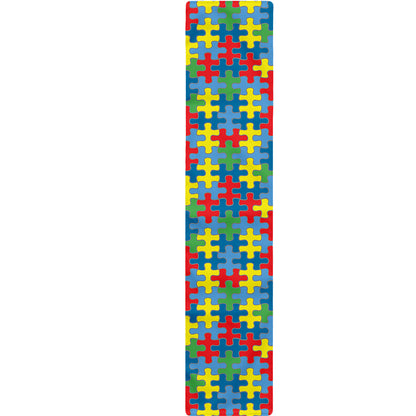 Autism Awareness Jigsaw Print Table Runner