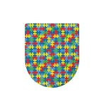 Autism Awareness Jigsaw Print Toilet Lid Cover