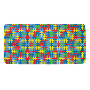 Autism Awareness Jigsaw Print Towel