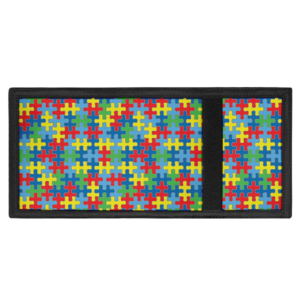 Autism Awareness Jigsaw Print Trifold Wallet