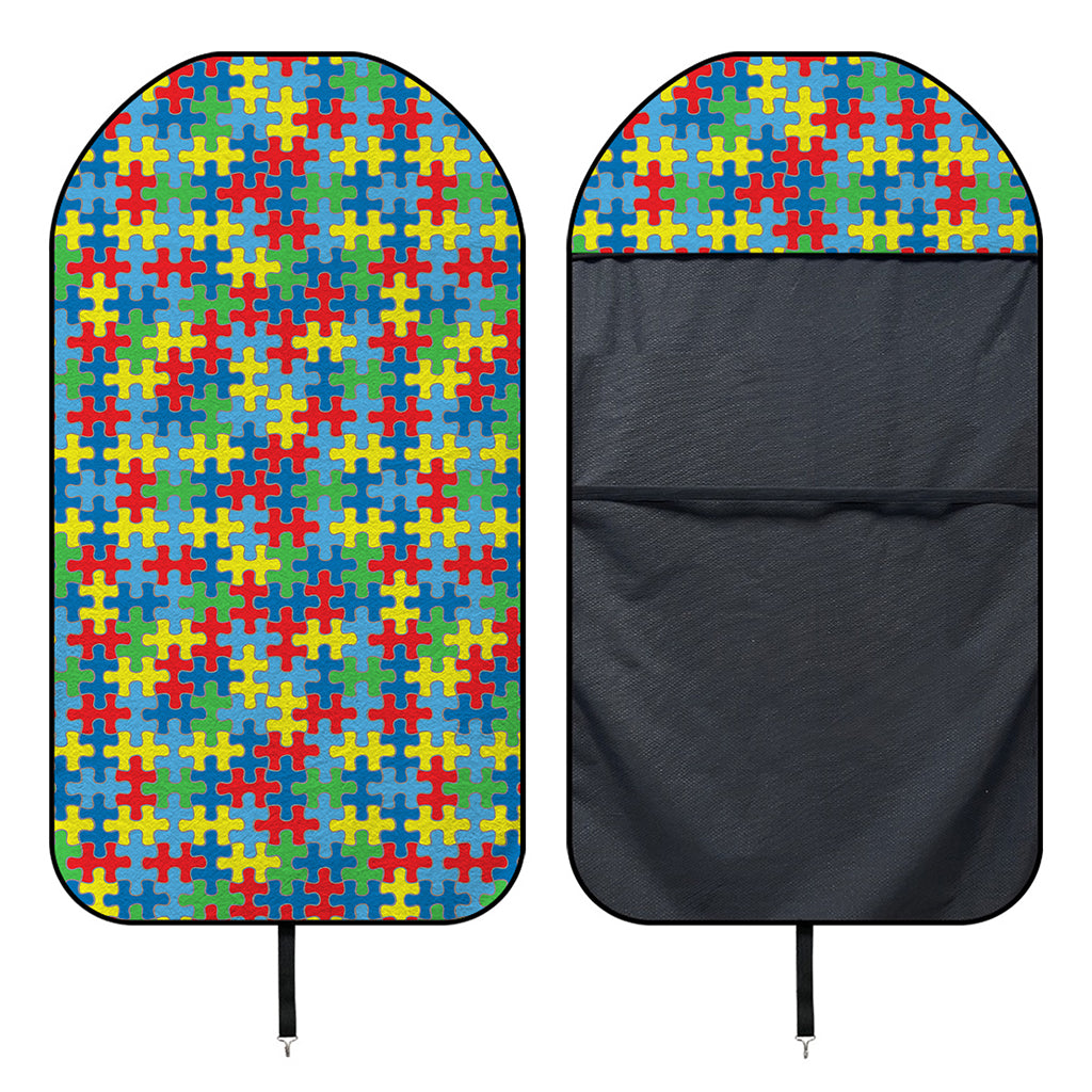 Autism Awareness Jigsaw Print Waterproof Car Seat Cover