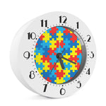 Autism Awareness Pattern Print Alarm Clock