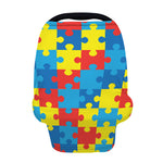 Autism Awareness Pattern Print Baby Seat Cover
