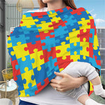 Autism Awareness Pattern Print Baby Seat Cover