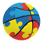 Autism Awareness Pattern Print Basketball
