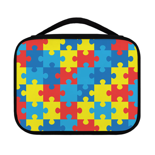 Autism Awareness Pattern Print Classic Bible Case