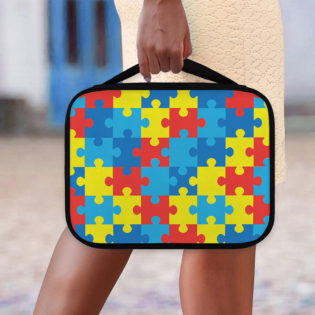 Autism Awareness Pattern Print Classic Bible Case
