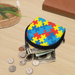 Autism Awareness Pattern Print Coin Purse